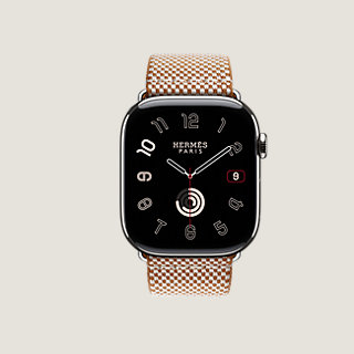 2270 Apple Watch エルメス　エタン　ロープ柄　HERMES レザ 2270 Apple Watch エルメスエタンロープ柄HERMES レザ